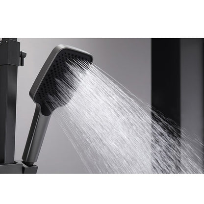 Колона за душ с термостатичен смесител Inter Ceramic Majestic завършек Gun Grey