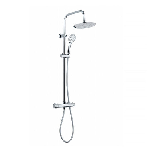 Invena Musta Thermostatic Shower Column