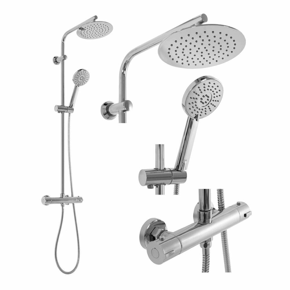 Rea Bliss Thermostatic Shower Column Chrome