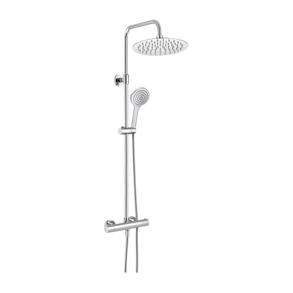 Смесител за душ Rubineta Olo+Thermo с хромирано покритие