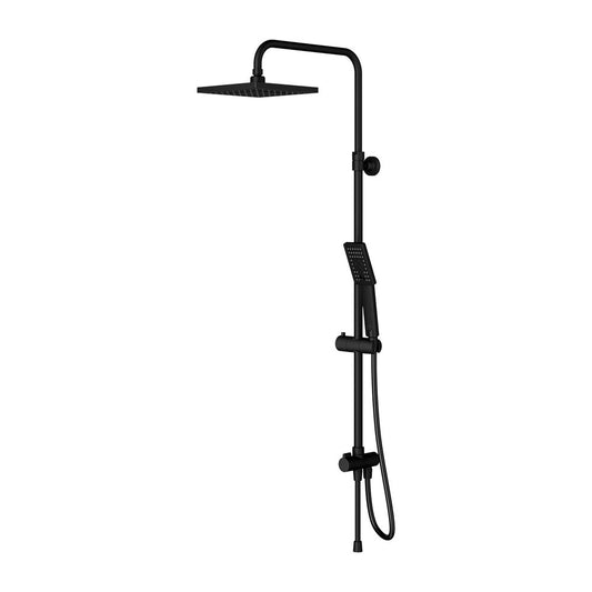 Matte Black Shower Column Omnires Jimjim Without Battery