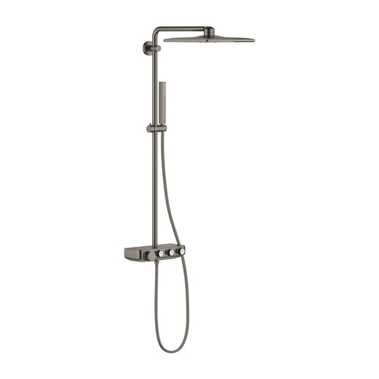 Душ колона с термостатична батерия антрацит перлен Grohe Euphoria SmartControl 310 Cube Duo