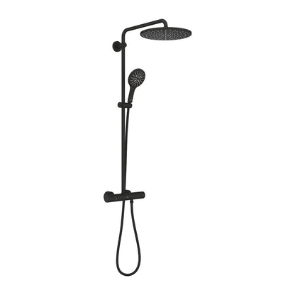 Grohe RainShower Thermostatic Shower Column Matte Black
