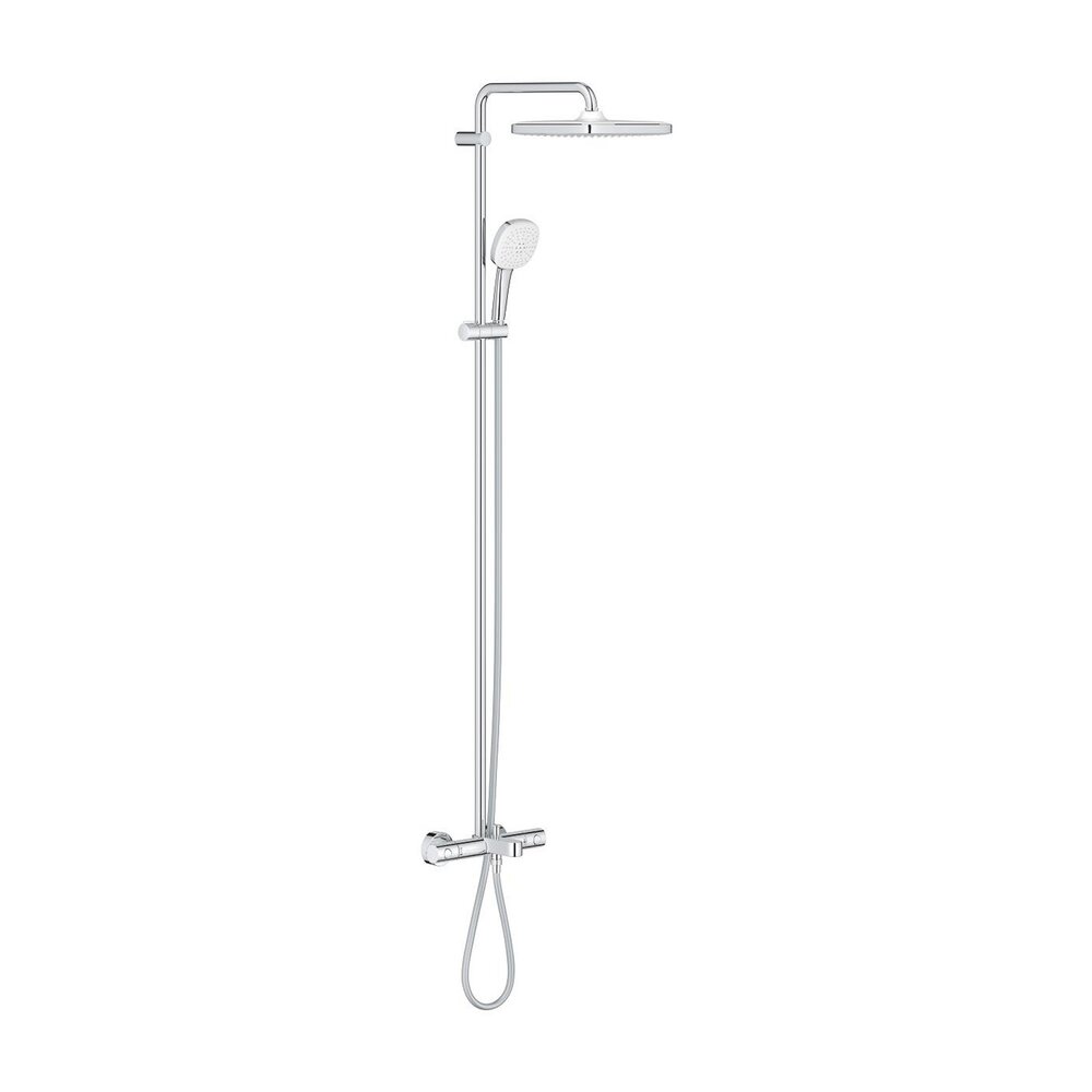Душ колона с термостат Grohe Tempesta 250 Cube хром
