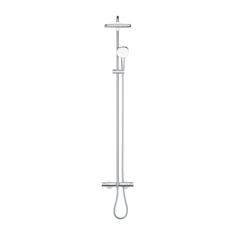 Душ колона с термостат Grohe Tempesta 250 Cube хром