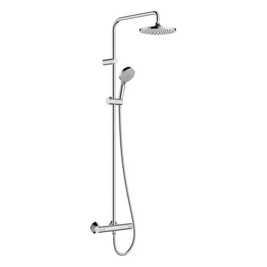 Hansgrohe Vernis Blend 200 Thermostatic Shower Column with 2 Functions