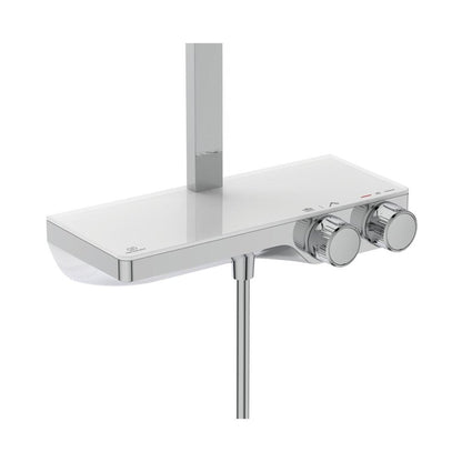 Колона за душ с термостатична батерия и етажерка за съхранение Ideal Standard Ceratherm S200