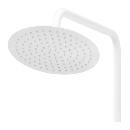 Rea Lungo Thermostatic Shower Column in Matte White