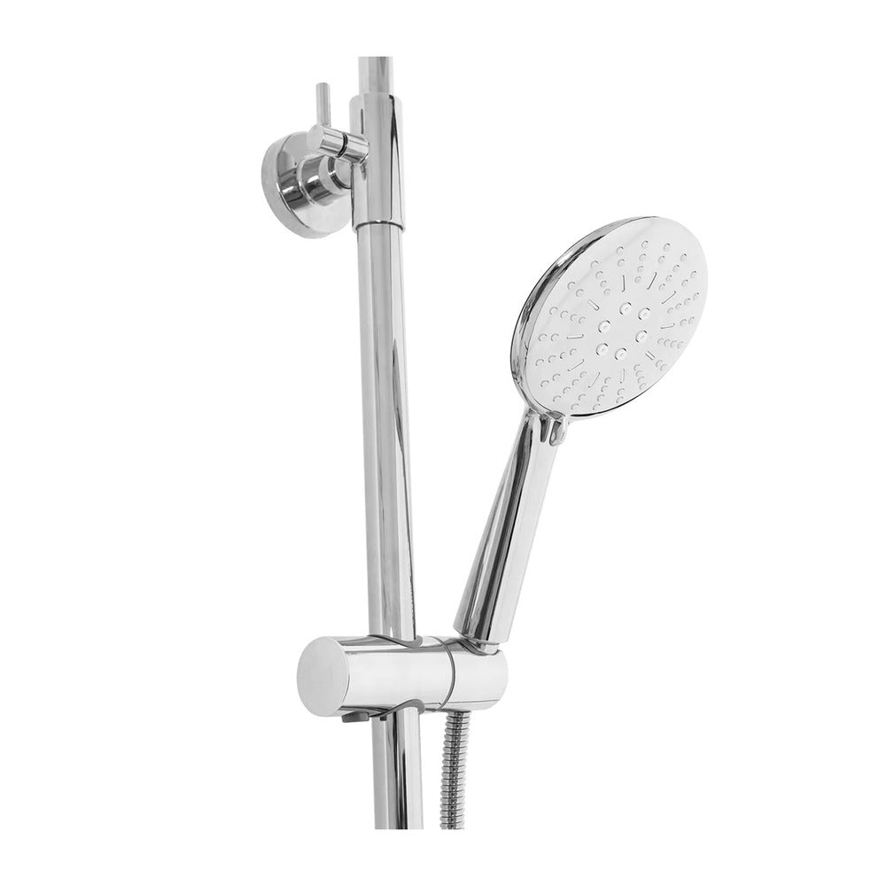 Rea Lungo Thermostatic Shower Column in Glossy Chrome
