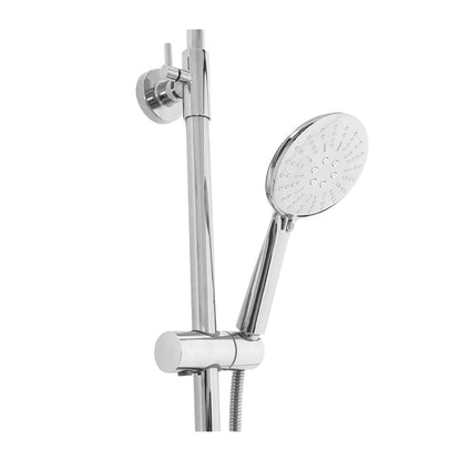 Rea Lungo Thermostatic Shower Column in Glossy Chrome