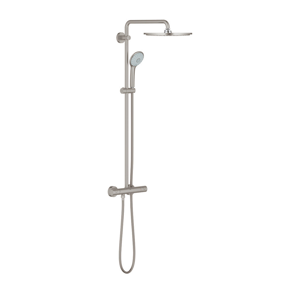 Grohe Euphoria 310 Shower Column with Thermostat in Supersteel Finish