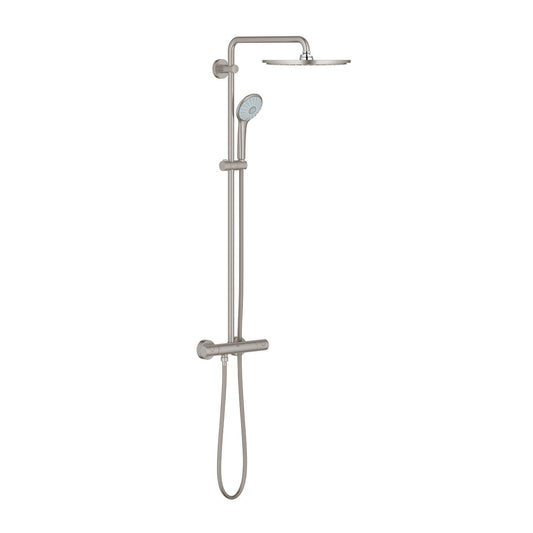 Grohe Euphoria 310 Shower Column with Thermostat in Supersteel Finish