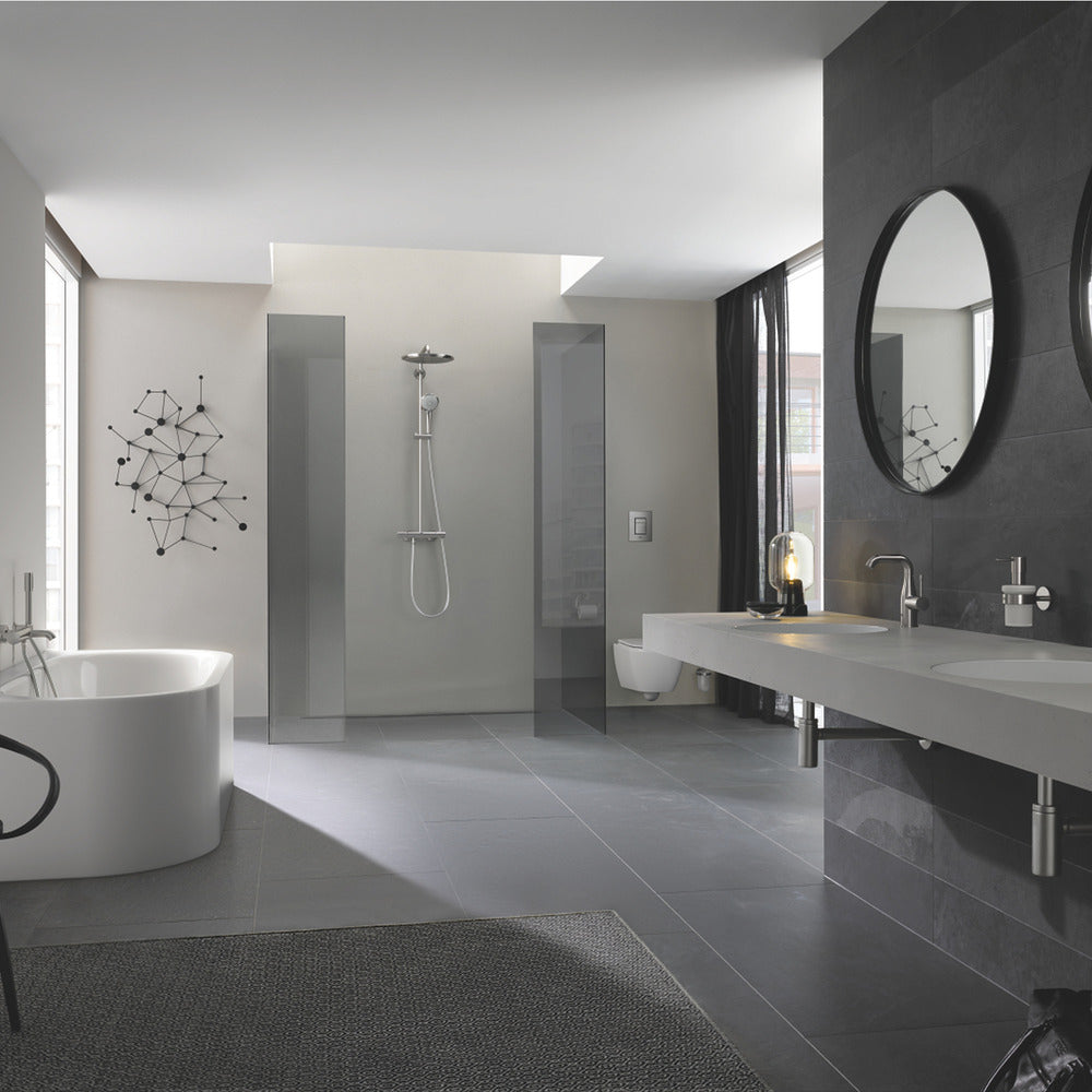 Grohe Euphoria 310 Shower Column with Thermostat in Supersteel Finish