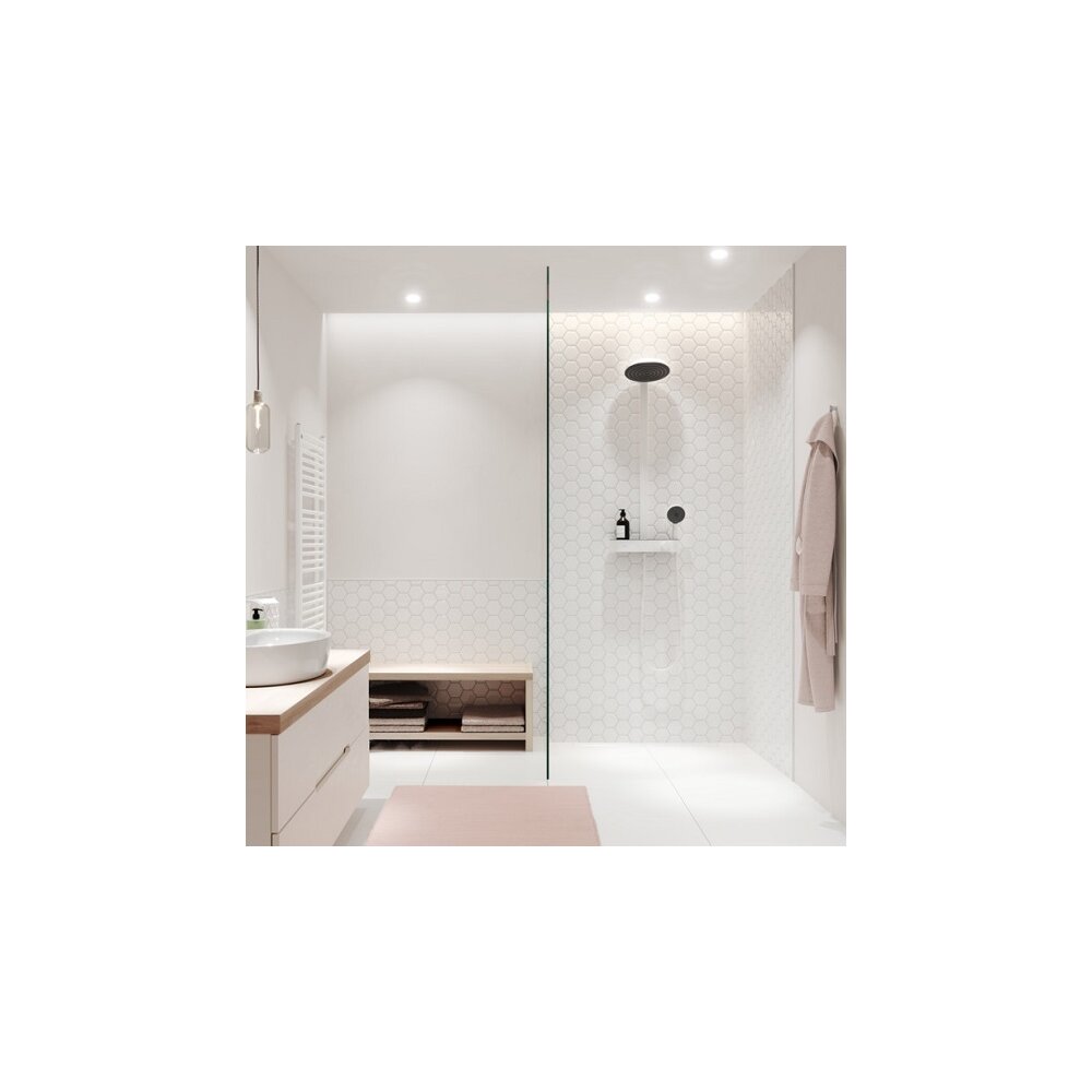 Hansgrohe Pulsify S 260 Matte White Shower Column with ShowerTablet Select 400