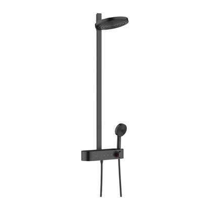 Hansgrohe Pulsify S 260 Matte Black Shower Column with ShowerTablet Select 400 Thermostat