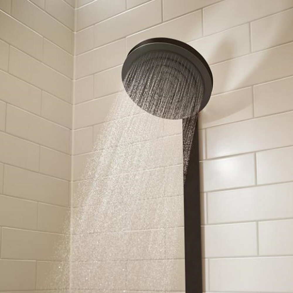 Hansgrohe Pulsify S 260 Matte Black Shower Column with ShowerTablet Select 400 Thermostat