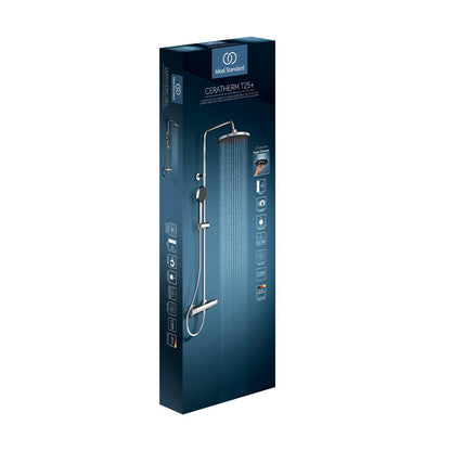 Термостатична душ колона хром Ideal Standard Ceratherm T25+