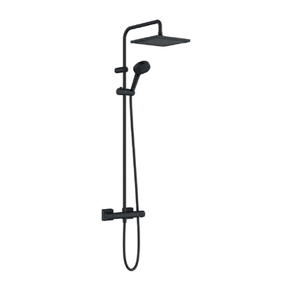 Hansgrohe Vernis Shape 240 Matte Black Thermostatic Shower Column
