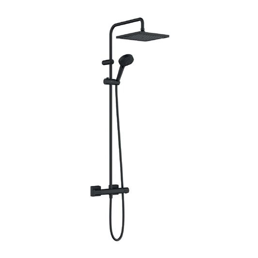 Hansgrohe Vernis Shape 240 Matte Black Thermostatic Shower Column