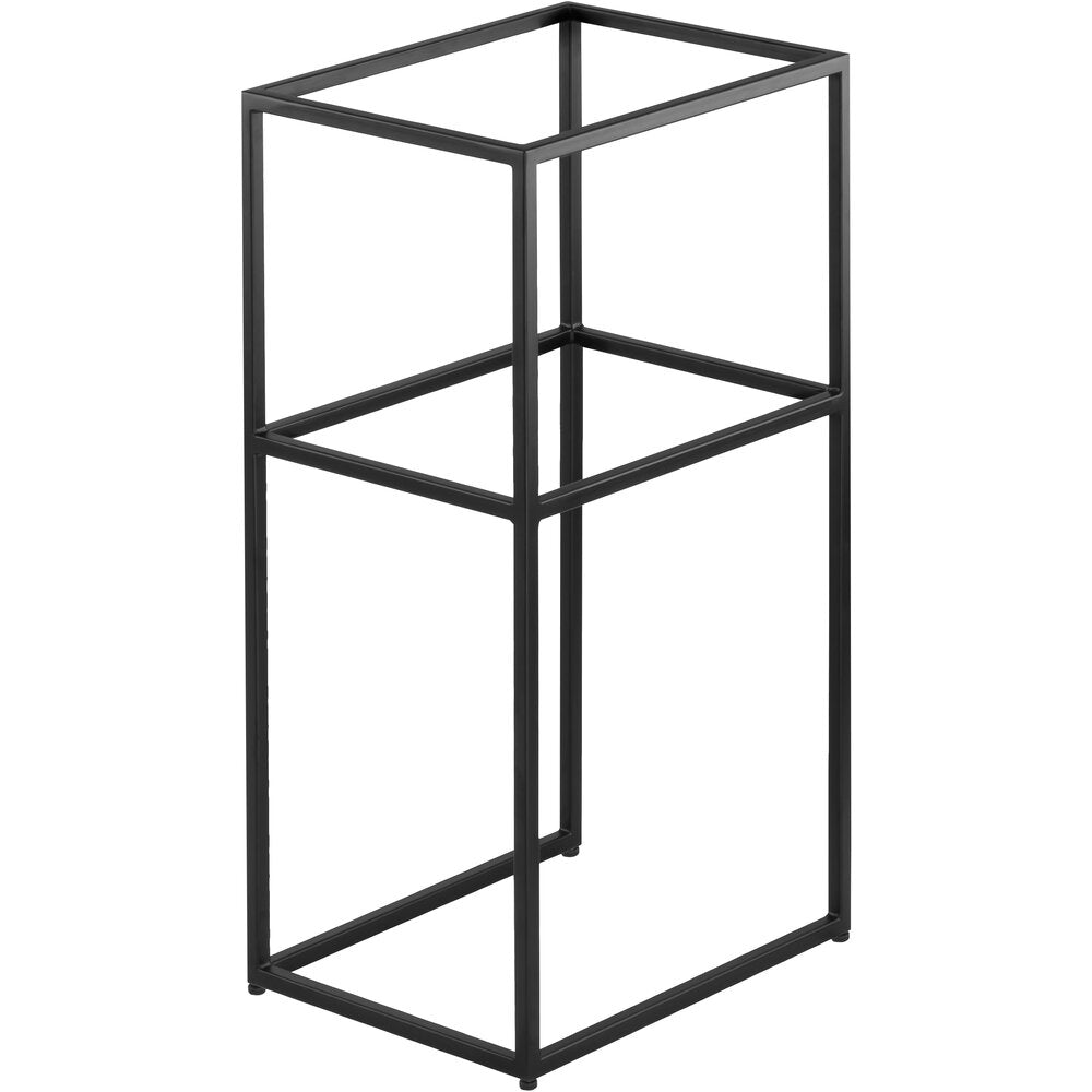 Matte black bathroom console Deante Correo 30x76 cm