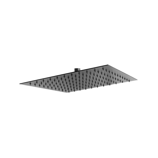 Ferro Slim Shower Head 300x300 mm Matte Black