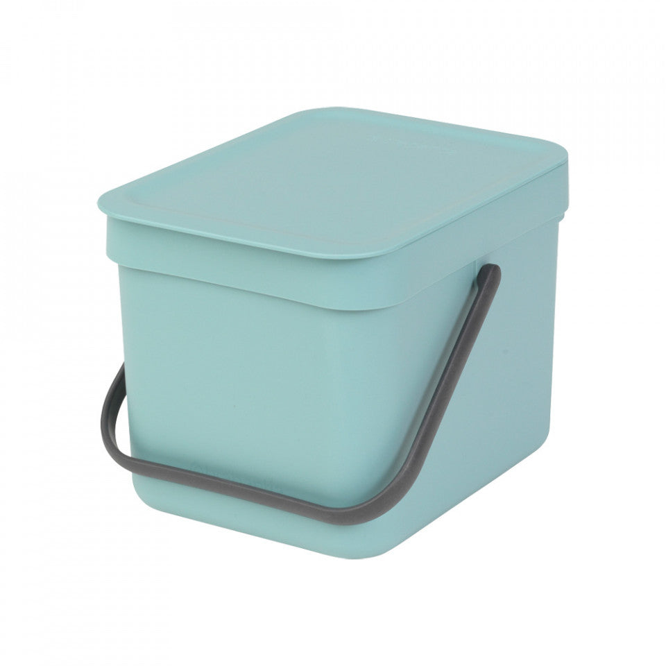 Кош за боклук Brabantia Sort&Go 6L за разделно събиране, Mint 648971