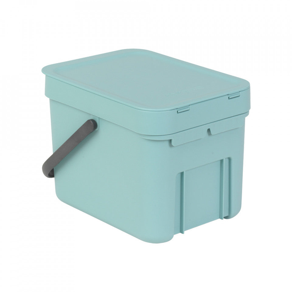Кош за боклук Brabantia Sort&Go 6L за разделно събиране, Mint 648971