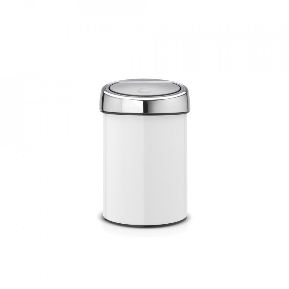 Кош за боклук Brabantia Touch Bin 3L, Бял 647216