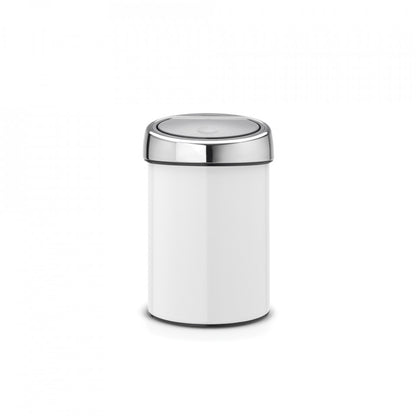 Кош за боклук Brabantia Touch Bin 3L, Бял 647216