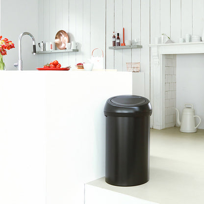 Кош за боклук Brabantia Touch Bin 60L, матово черен 647252