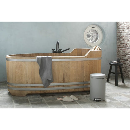 Кош за боклук с педалa Brabantia NewIcon 12L, Бетон Минерал Сив 1001090