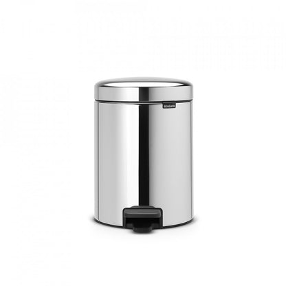 Кошче с педалa Brabantia NewIcon 5L, Brilliant Steel 649010
