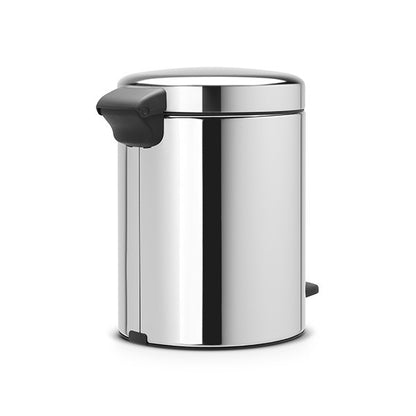 Кошче с педалa Brabantia NewIcon 5L, Brilliant Steel 649010