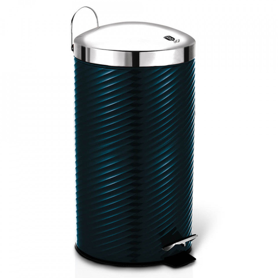 Кошче с педалa от неръждаема стомана 7L Aquamarine Metallic Collection Berlinger Haus BH 6435
