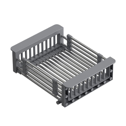 Quadron Unique Rectangular Drain - Stainless Steel - Grey
