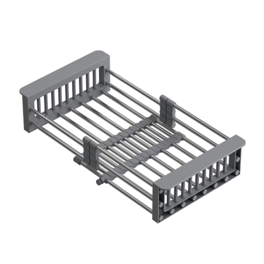 Quadron Unique Rectangular Drain - Stainless Steel - Grey