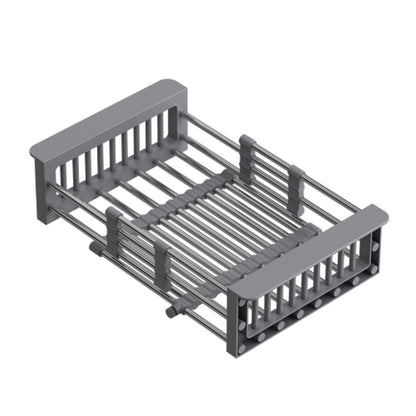 Quadron Unique Rectangular Drain - Stainless Steel - Grey