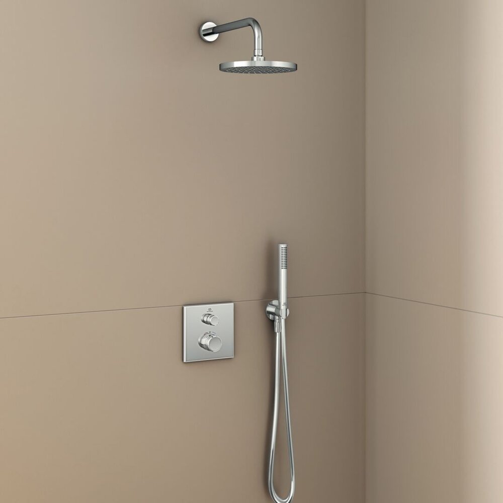 Ъглово парче за душ с опора Ideal Standard Multisuite хром гланц