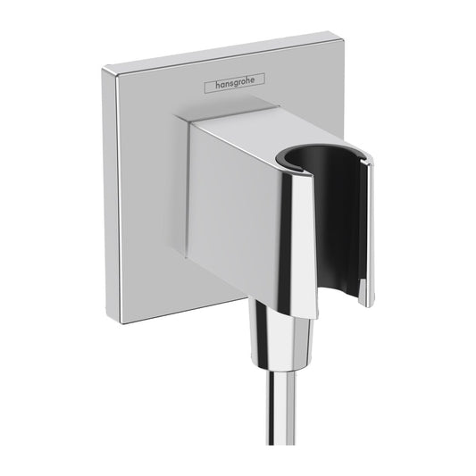 Shower Connector with Support for Hansgrohe Fixfit E Chrome