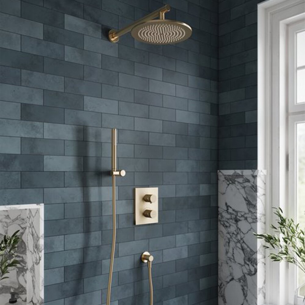 Изход за душ Villeroy&Boch Universal кръгъл никел мат