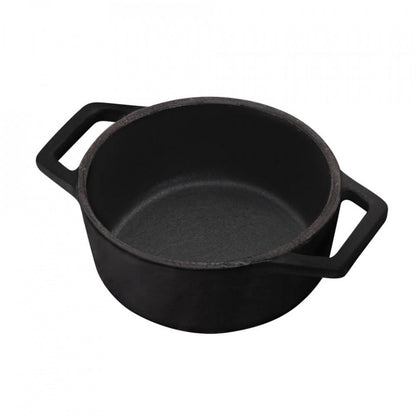 Тенджера с капак 10 см от емайлиран чугун Black Rose Collection Berlinger Haus BH 6489