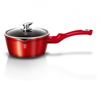 Тенджера с капак 16 cm Burgundy Metallic Line Berlinger Haus BH 1525N