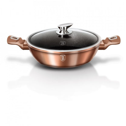 Тенджера с капак 28 см Rose Gold (Медна) Metallic Line Berlinger Haus BH 1519N