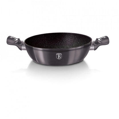 Ниска тенджера с капак Metallic Line Carbon Pro Edition BerlingerHaus BH 6897