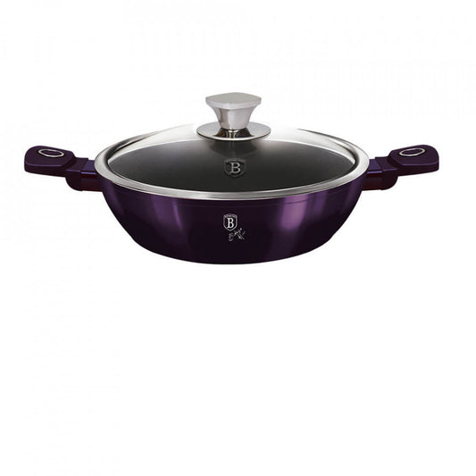 Нисък тиган с капак Purple Eclipse Collection BerlingerHaus BH 6632