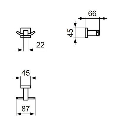 Двоен закачалка Ideal Standard IOM