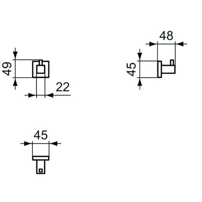 Ideal Standard IOM Simple Hook