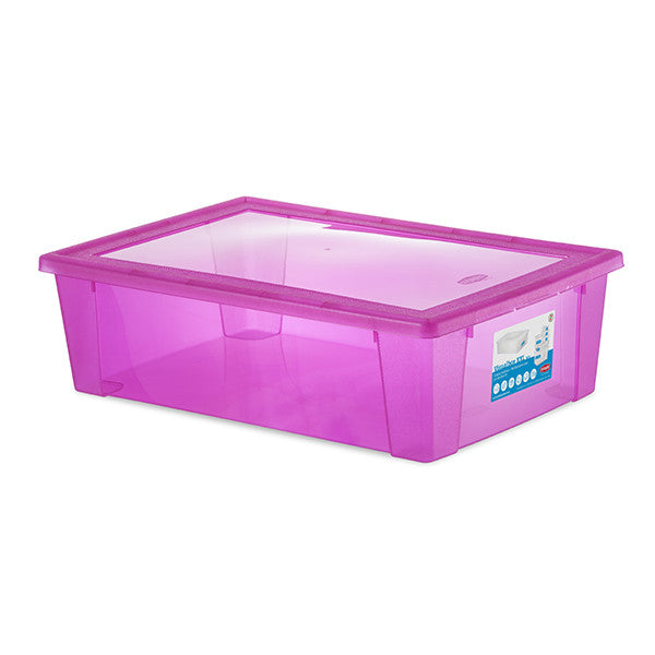 Универсална кутия Stefanplast Visual Box XXL, 30L, розова 646570