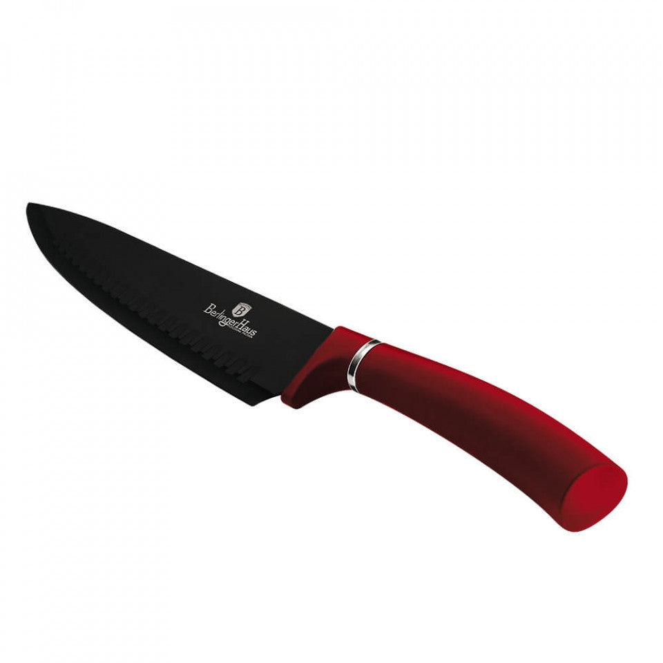 Нож Chef Burgundy Metallic Line BerlingerHaus BH 2573