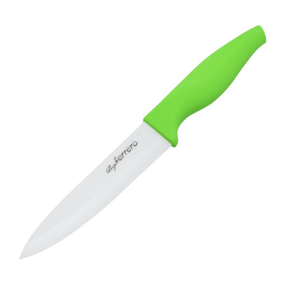 Нож Luigi Ferrero FR-1704C 10cm, керамика, зелено 104910